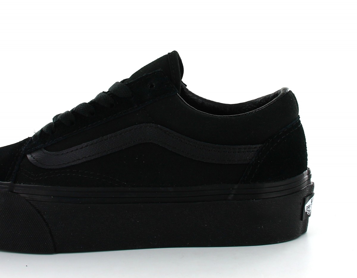 Vans Old skool plateform Noir noir