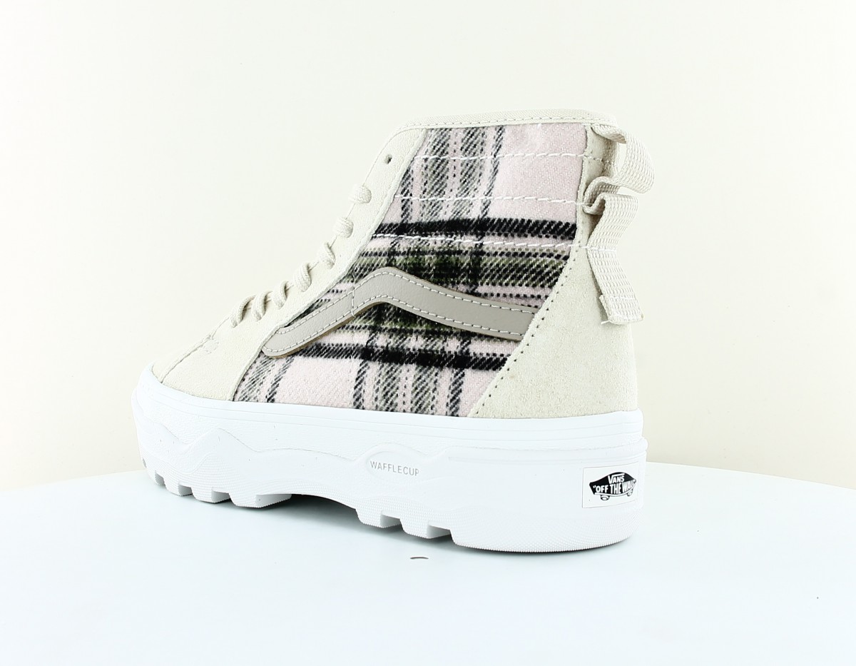 Vans Sentry sk8-hi beige plaid