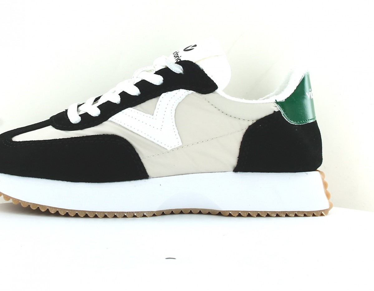 Victoria cosmos sneaker nylon beige noir vert bleu