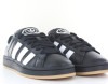 Adidas Campus 00s cuir noir blanc