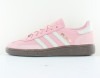 Adidas Spezial cuir rose vert pale