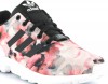 Adidas Zx flux femme floral ROSE/BLANC