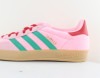 Adidas Gazelle indoor rose satin vert rouge