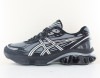 Asics Gel kinetic fluent noir gris argent vert fluo