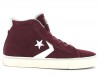 Converse Pro Lea Vulc Mid BORDEAUX/BLANC