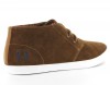 Fred Perry Byron Suede mid F. Perry MARRON/BLEU