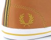 Fred Perry Fletcher lea MARRON/JAUNE