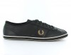 Fred Perry Hayes Unlined Lea NOIR/BEIGE