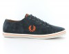 Fred Perry Kingston suede Fred Perry BLEU/ORANGE