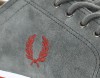 Fred Perry Kingston suede Fred Perry GRIS/ORANGE