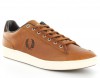 Fred Perry Hopman cuir BEIGE/MARRRON