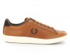 Fred Perry Hopman cuir BEIGE/MARRRON