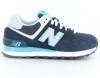 Newbalance 574 W BLEU/BLANC