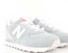 New Balance 574 femme gris blanc