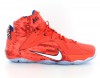 Nike Lebron 12 USA independance day ROUGE/BLEU