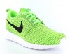 Nike Rosherun Flyknit JAUNE FLUO/NOIR