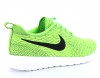 Nike Rosherun Flyknit JAUNE FLUO/NOIR