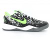 Nike KOBE 8 SYSTEM BLANC/NOIR/VERT FLUO