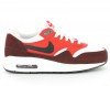 Nike Air max 1 gs BLANC/BORDEAUX/ROUGE