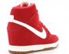 Nike Dunk Sky Hi ROUGE/BLANC