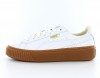 Puma Basket Platform Core White/gum