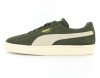 Puma Suede vert kaki blanc