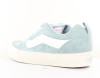 Vans Knu skool pig suede vert d'eau blanc