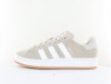 Adidas Campus 00's junior beige fonce blanc