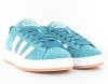 Adidas Campus 00's turquoise blanc gomme