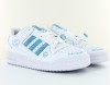 Adidas Forum low andre saraiva blanc bleu