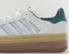 Adidas Gazelle bold beige argent vert