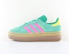 Adidas Gazelle bold vert eau rose jaune