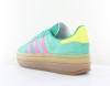 Adidas Gazelle bold vert eau rose jaune