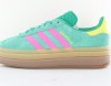 Adidas Gazelle bold vert eau rose jaune