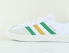 Adidas Gazelle indoor cuir blanc vert jaune