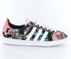 Adidas Gazelle print femme noir-blanc-rose