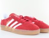 Adidas Gazelle indoor rouge blanc gomme