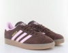 Adidas Gazelle marron rose gomme