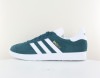 Adidas Gazelle vert canard blanc or