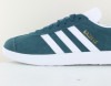 Adidas Gazelle vert canard blanc or