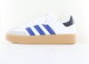 Adidas Samba xlg blanc bleu noir gomme