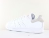 Adidas Stan smith blanc beige argent