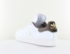 Adidas Stan smith blanc marron or