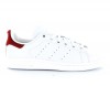 Adidas stan smith poils pony hair BLANC/ROUGE