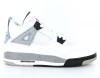 Jordan air jordan 4 white cement gs blanc-gris-cement