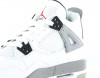 Jordan air jordan 4 white cement gs blanc-gris-cement