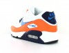 Nike Air Max 90 Essential blanc bleu orange bleu marine