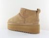 Color Of California Platform winter boot tan beige