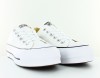 Converse Chuck taylor all star lift ox blanc noir blanc