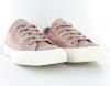 Converse Chuck taylor all star low métallic suede Rose métallic